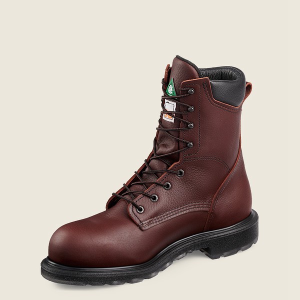 Red Wing Safety Bot Erkek - Supersole® 2.0 - 8-Inch Csa Toe - Bordo - 36JFEMCYB